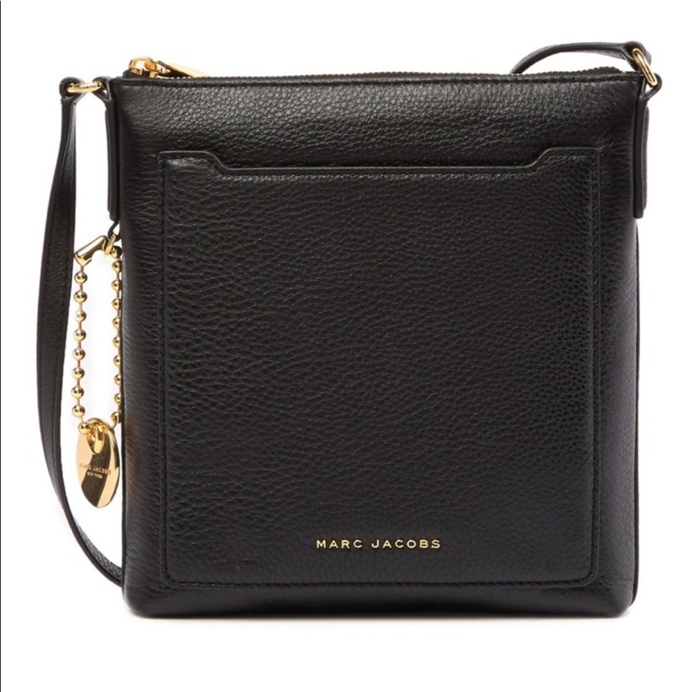 MARC JACOBS | 🖤 Black Leather Crossbody Bag